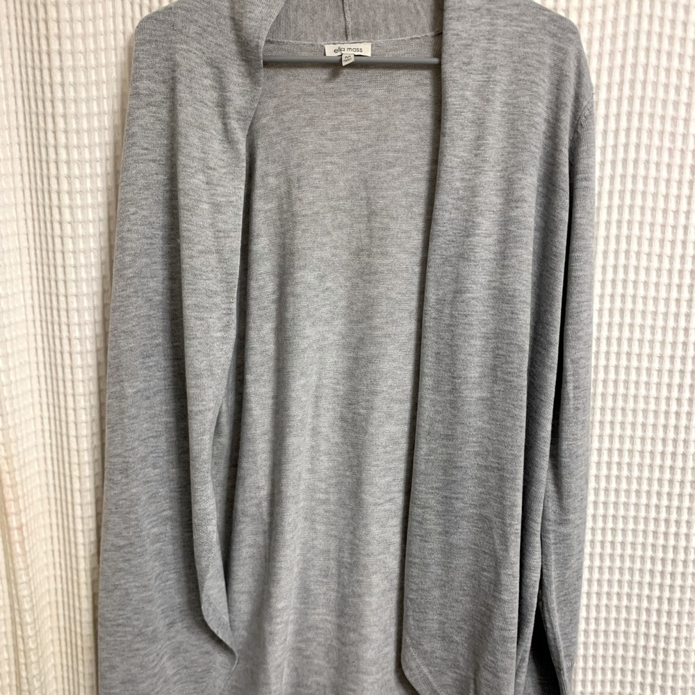 ella moss grey cardigan